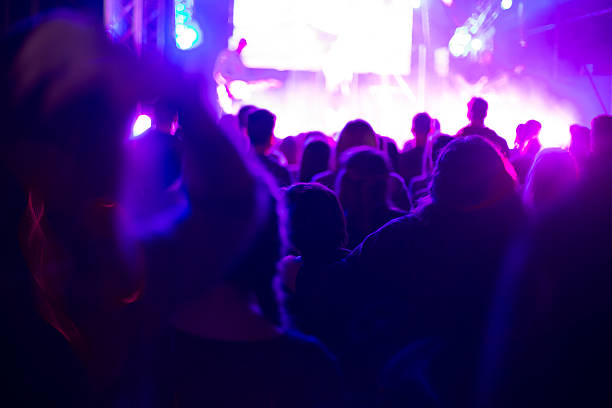 istock Defocused crowd on the cocnert 591435212
