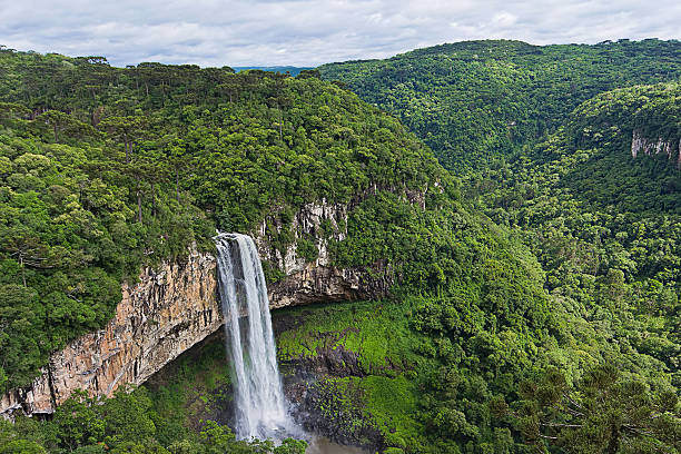 istock Canela city, Brazil. Caracol waterfall 591435904