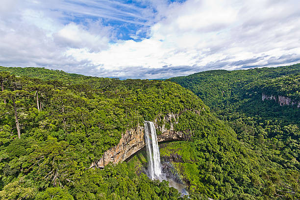 istock Canela city, Brazil. Caracol waterfall 591436162