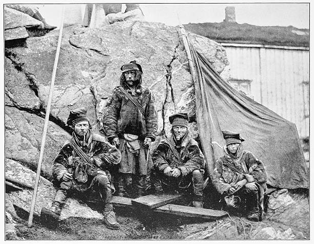 istock Group of Lapps, Norway in 1880s 591436256