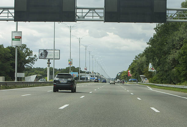 istock Cars driving on the highway 591443962