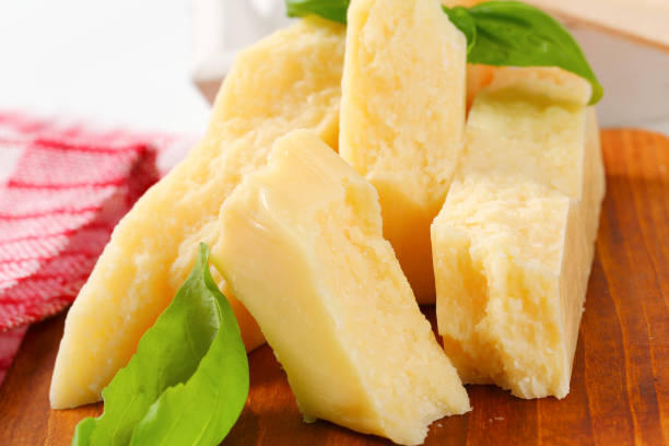 istock Pieces of Parmesan cheese 591791022