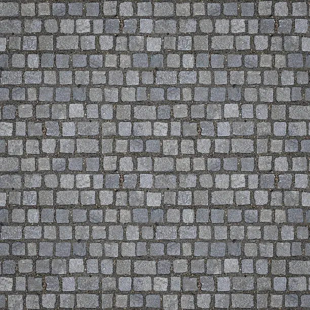 Seamless cobblestones texture (1:1 Format).