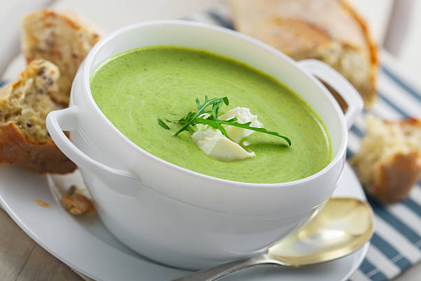 istock Bowl of cream soup 591804032