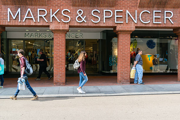 Marks and Spencer shop stock photo