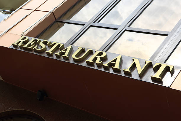 istock View of restaurant sign 591818236