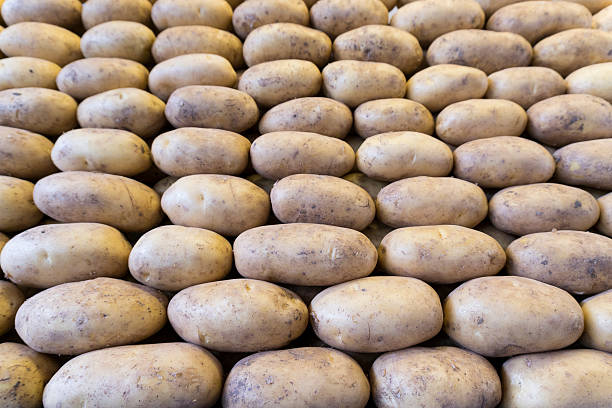 potatoes stock photo