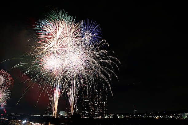 istock fireworks, SETAGAYA TOKYO JAPAN 591824980