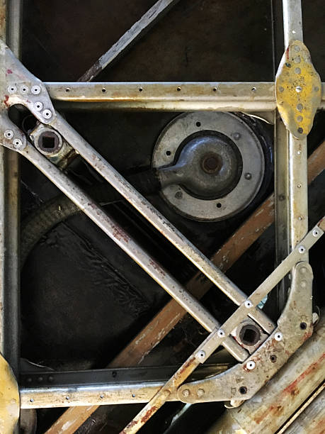 istock Aircraft Cross Ribs with pipe 591829264