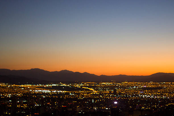 istock Beautiful sunset in Santiago Chile 591831298