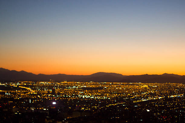 istock Beautiful sunset in Santiago Chile 591831540