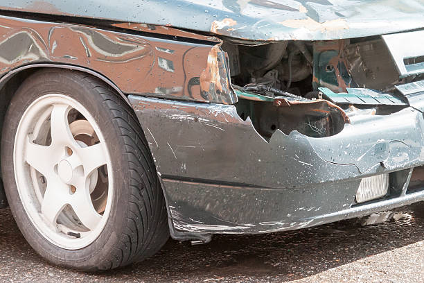istock Details of a car an accident 591831588
