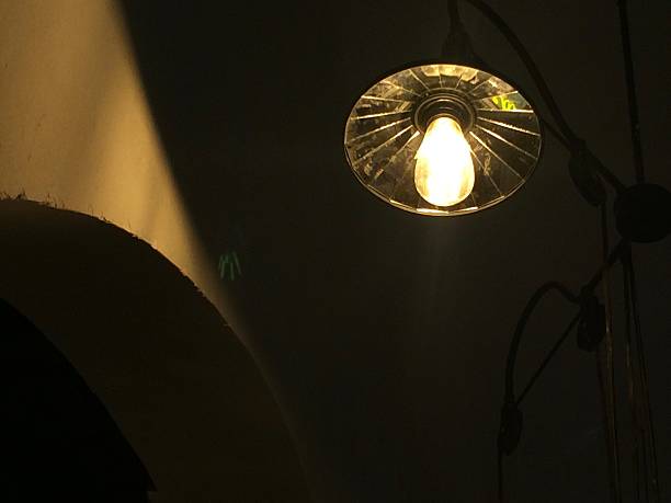 istock Lighting decor in coffee shop 591835164
