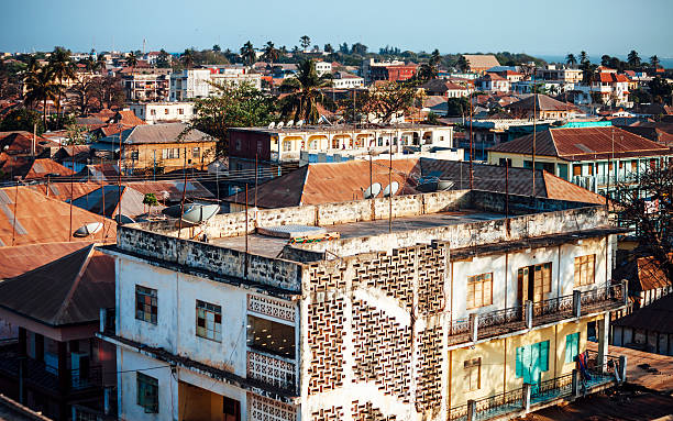 istock African town. Banjul, The Gambia. 591837914