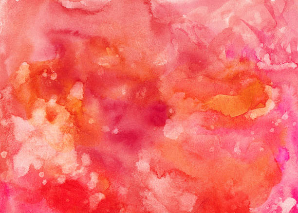 istock Bright orange and pink textured background 591839020