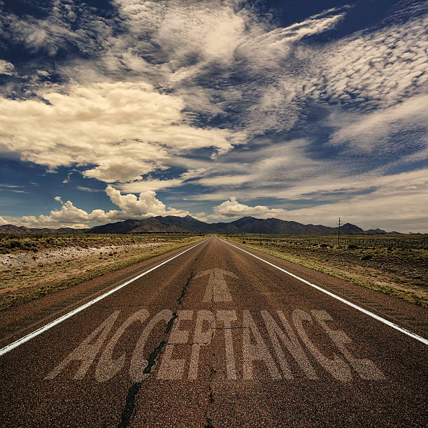 istock Conceptual Image of Road With the Word Acceptance 591840636