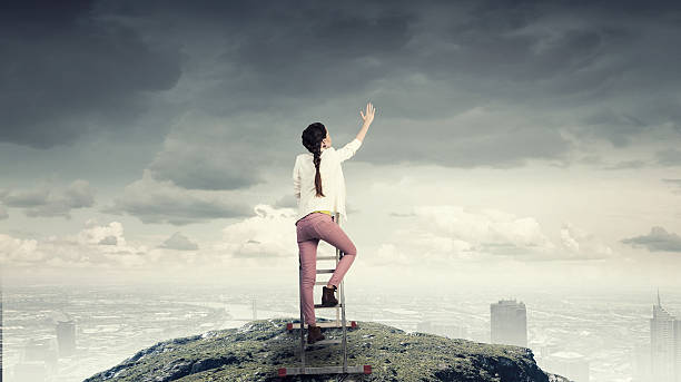 istock Drawing some business ideas . Mixed media 591841226
