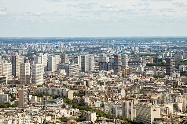 istock Panoramic view of Paris. France. 591841254