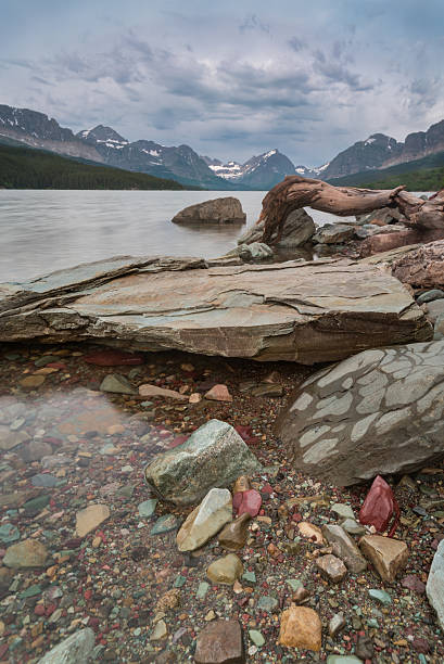 istock Rocky Shore of Lake Sherburne 591847016