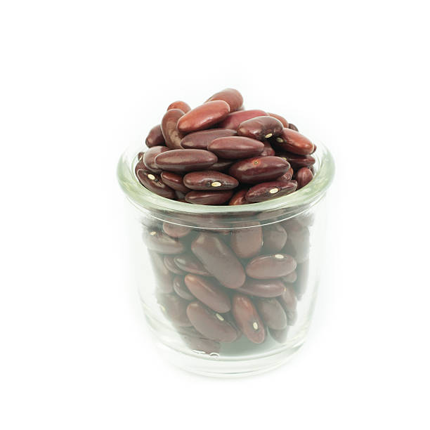 istock red beans in  glass isolated on white background 591851084