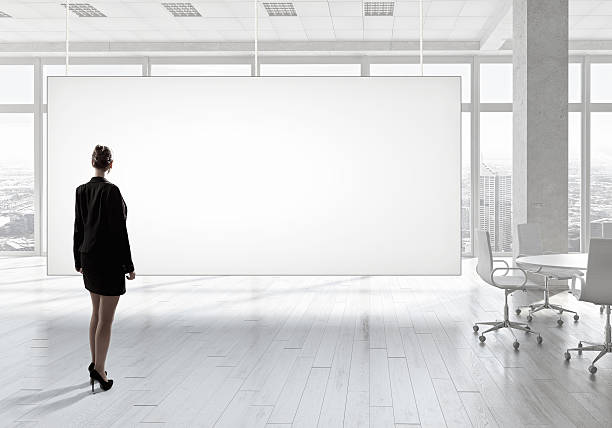 istock Businesswoman in office  . Mixed media 591853016