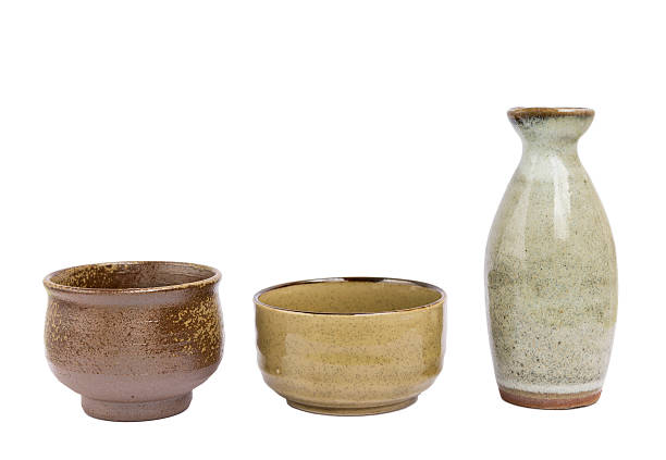 istock Japanese style pottery collections 591984344