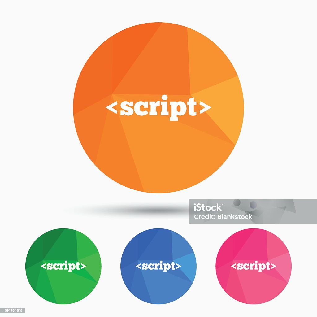 Schildsymbol Javascriptcodesymbol Stock Vektor Art und mehr Bilder von ...