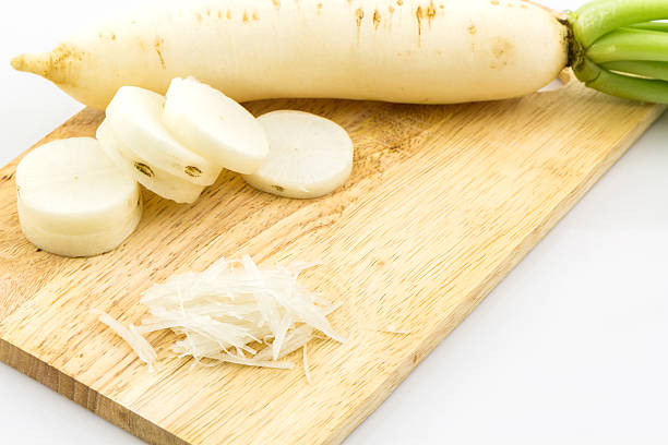 istock Daikon radishes, Raphanus sativus L. 591985438