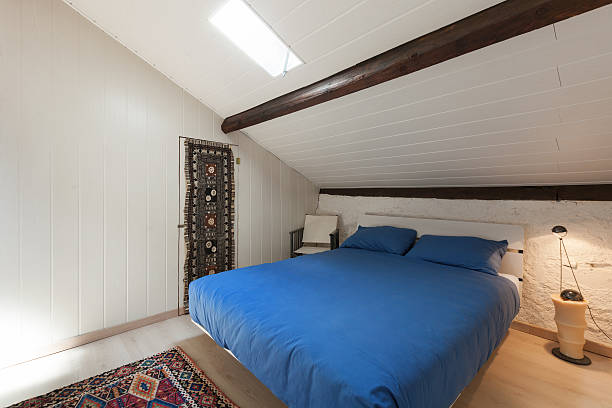 istock Bedroom of a loft 591989716