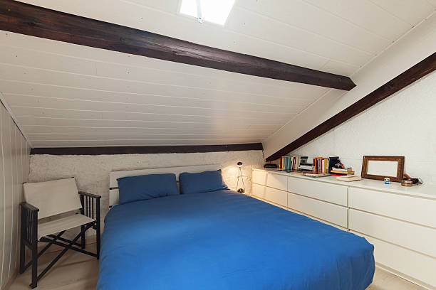 istock Bedroom of a loft 591990062