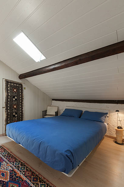 istock Bedroom of a loft 591990220