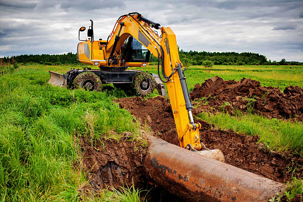 istock Gas pipeline excavation 591991906