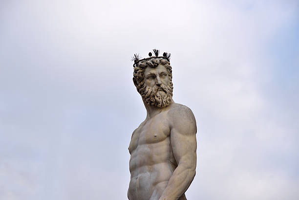 istock statue of Neptune, Florence, italy 591998826