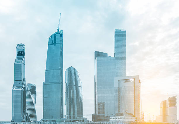 istock Compleks of skyscrapers 592003400