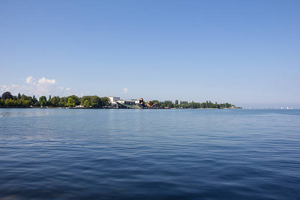 Lake Constance View In Vorarlberg Austria stock photo