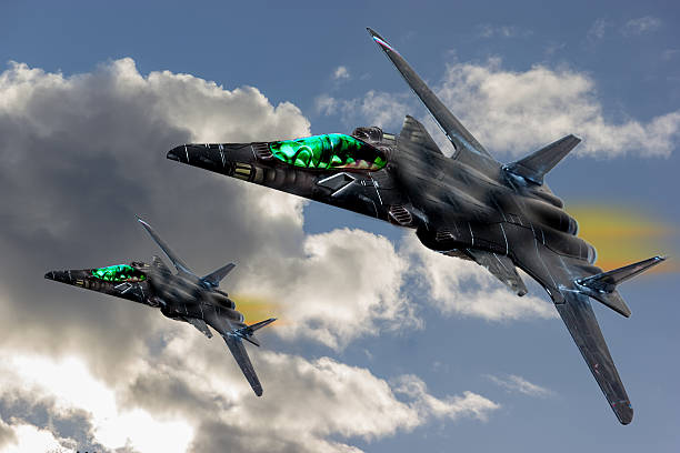 sr-91 aurora concept fighter. - military reconnaissance airplane imagens e fotografias de stock