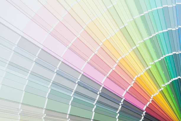 istock Paint colour palette in close-up. 592013176
