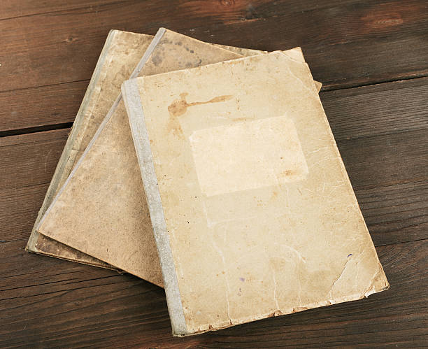 istock Retro a still-life with old writing-books 592013774