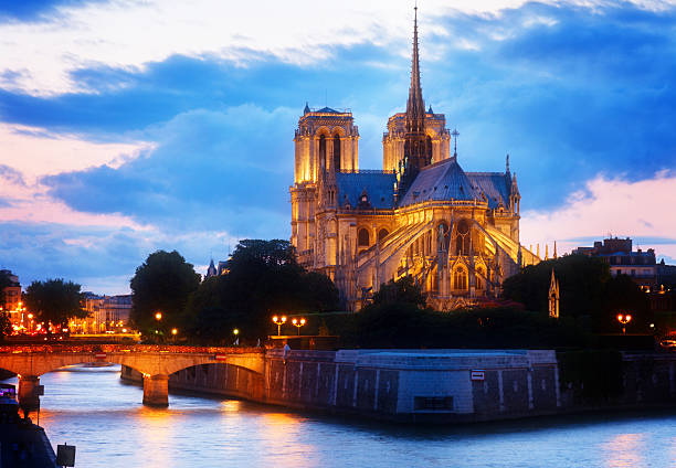 istock Notre Dame cathedral, Paris France 592017126