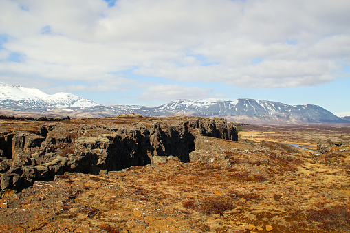 Thingvellir, national park and most popular tourist destinations in Iceland