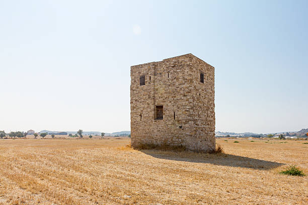 istock Old cube-shaped building in Alaminnos, Cyprus 592018150
