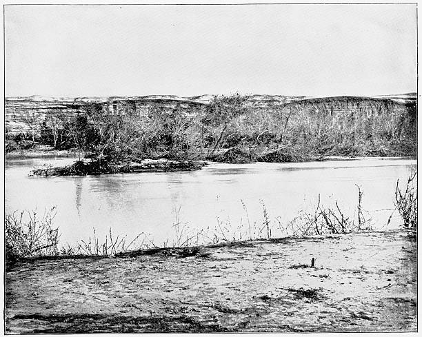 istock River Jordan, Palestine in 1880s 592018160