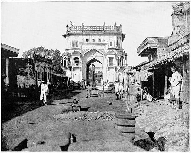 istock Gate of Lucknow, India in 1880s 592018190