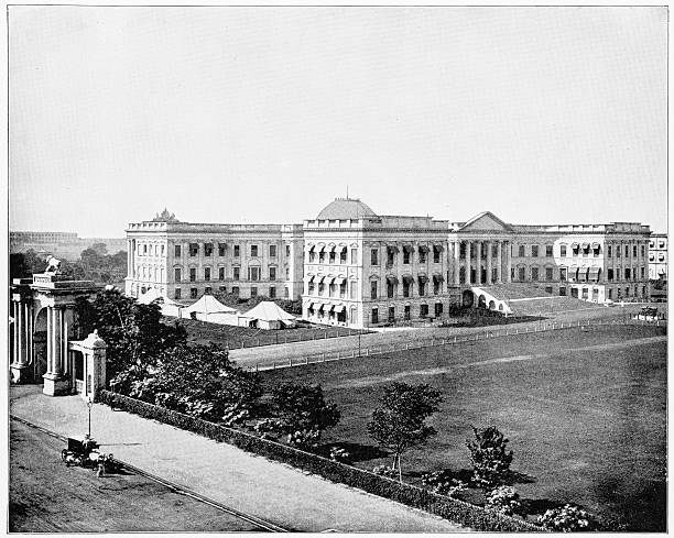 istock Government House, Calcutta, India in 1880s 592018708