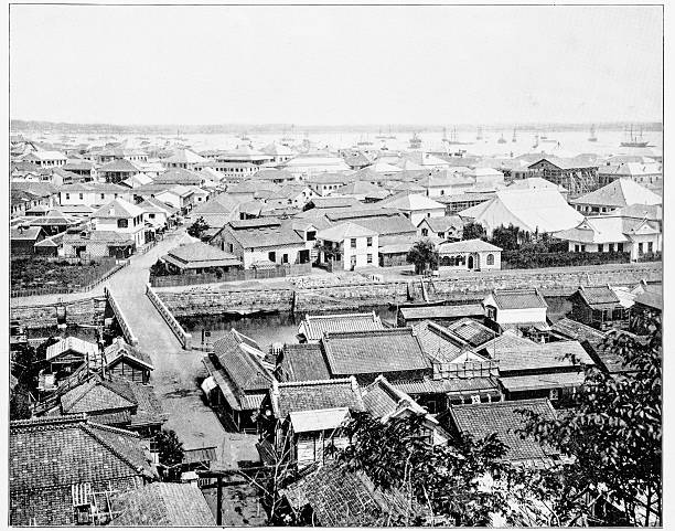 istock Yokohama, Japan in 1880s 592018732