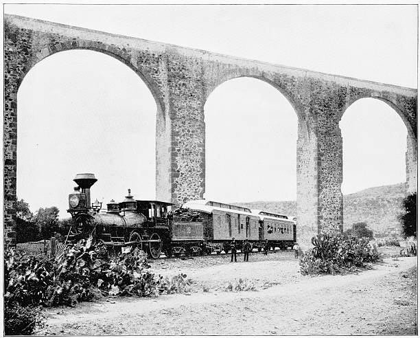 istock Aqueduct, Queretaro, Mexico in 1880s 592019288