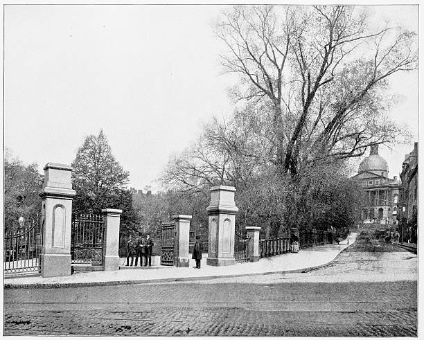 istock Boston Common, Boston, Massachusets, USA in 1880s 592021872