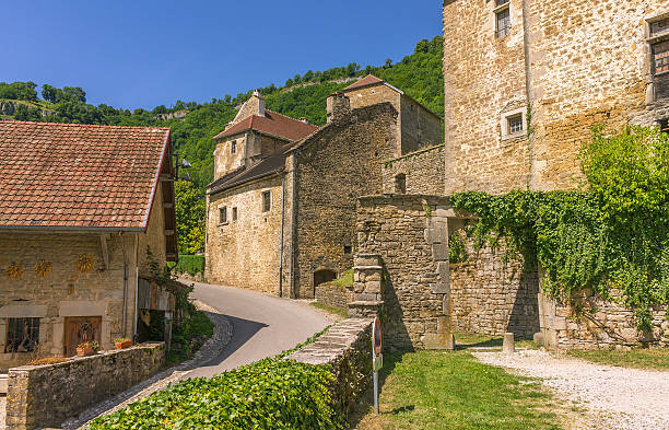 istock Picturesque medieval village Chateau-Chalon 592023862