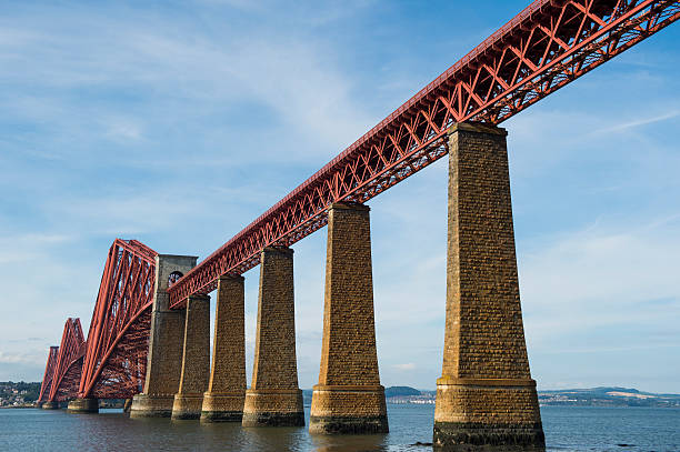 The Forth rail bridge over the Firth of Forth Scotland