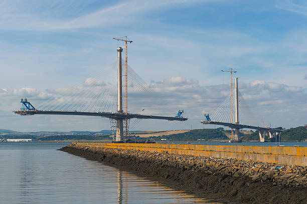 istock The new Forth crossing over the Firth of Forth 592025288